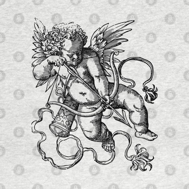 Vintage Heraldic Cupid by Vintage Boutique